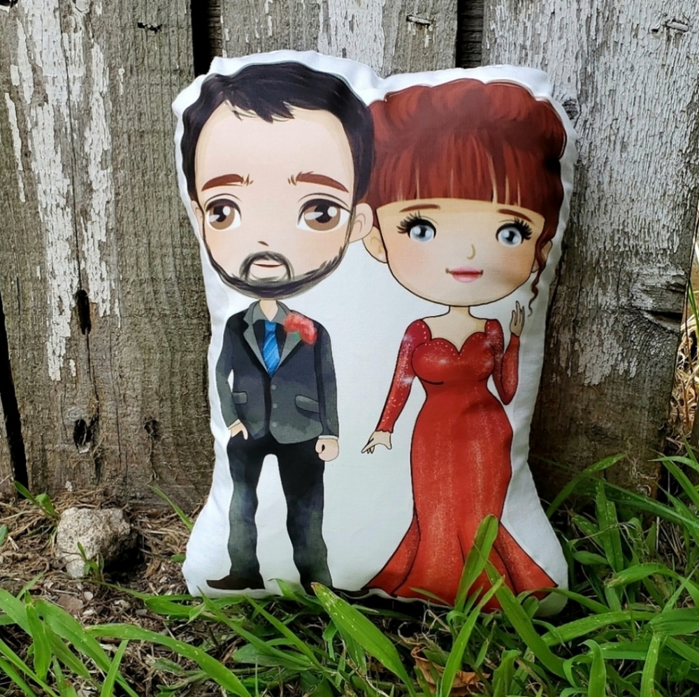 Supernatural Crowley and Rowena Pillow Pal. New.